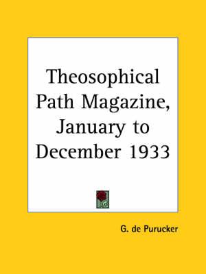 Theosophical Path Magazine (1933)