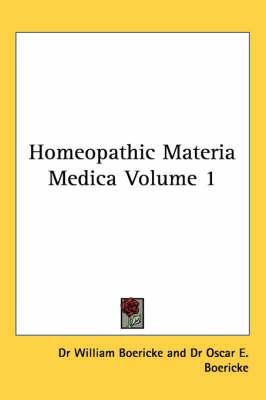 Homeopathic Materia Medica  (1927)