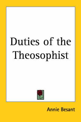 Duties of the Theosophist