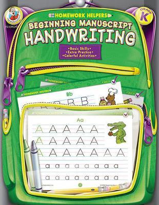 Beginning Manuscript Handwriting, Grade K