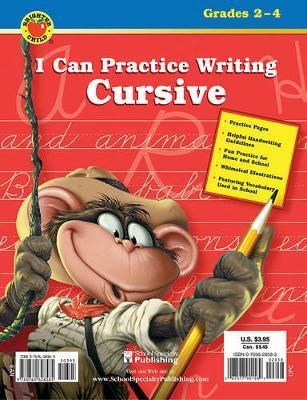 I Can Practice Writing Cursive, Grades 2 - 4