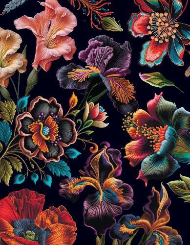 Wildflowers Journal: Lined Pages and Sprayed Edges