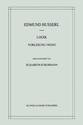 Logik: Vorlesung 1902/03