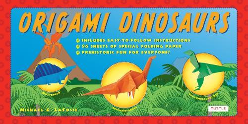 Origami Dinosaurs Kit: Includes 2 Origami Books, 20 Fun Projects and 98 Origami Paper: Great for Kids and Parents