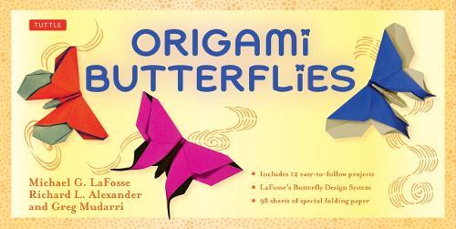 Origami Butterflies Kit: Kit Includes 2 Origami Books, 12 Fun Projects, 98 Origami Papers and Instructional DVD: Great for Both Kids and Adults