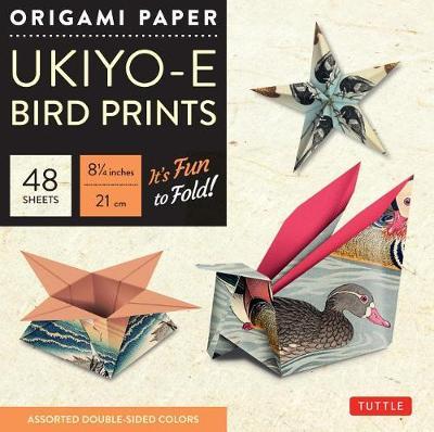 Origami Paper - Ukiyo-E Bird Prints - 8 1/4'' Size - 48 Sheets: (Tuttle Origami Paper)