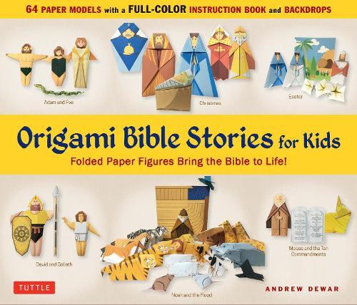 Origami Bible Stories for Kids Kit: Paper Figures and 9 Stories Bring the Bible to Life!