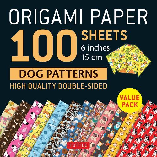 Origami Paper 100 sheets Dog Patterns 6 (15 cm)