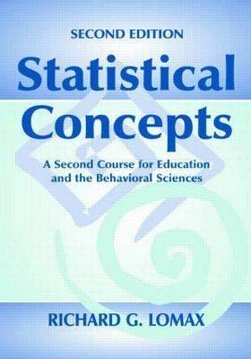 Statistical Concepts: A Second Course