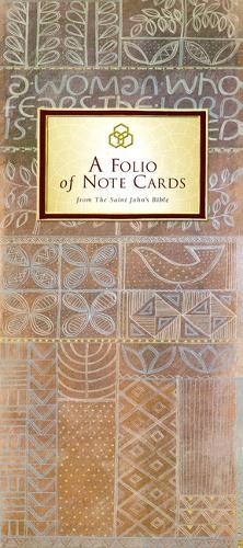 The Saint John's Bible Note Cards: Vertical Text and Images Folio