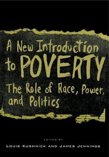A New Introduction to Poverty: The Role of Race, Power, and Politics