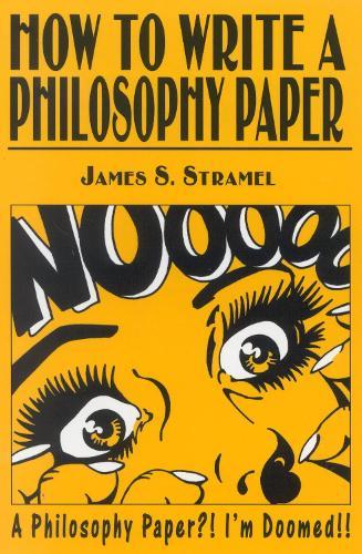 How to Write a Philosophy Paper