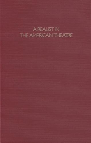 A Realist in the American Theatre: Selected Drama Criticism of William Dean Howells