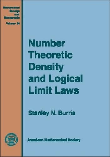 Number Theoretic Density and Logical Limit Laws