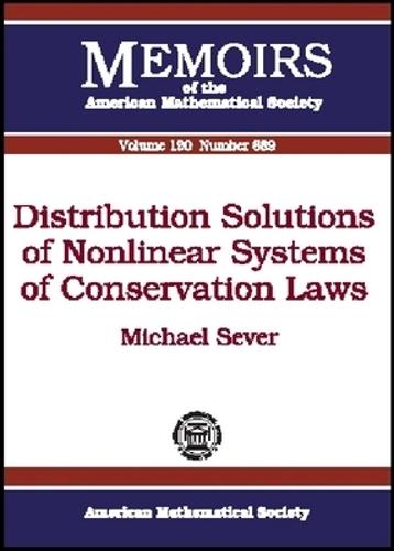 Distribution Solutions of Nonlinear Systems of Conservation Laws