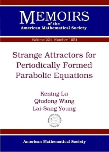 Strange Attractors for Periodically Forced Parabolic Equations