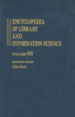Encyclopedia of Library and Information Science: Volume 66 - Supplement 29 - Automated System for the Generation of Document Indexes to Volume Visualization