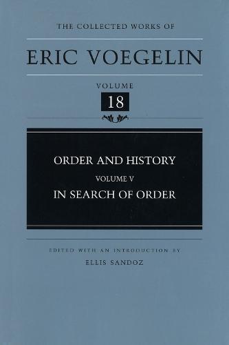 Order and History (CW18): In Search of Order