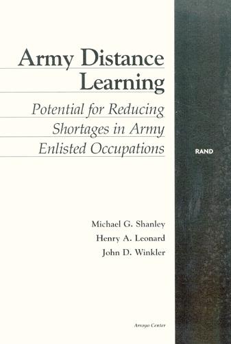 Army Distance Learning: Potential for Reducing Shortages in Army Enlisted Occupations
