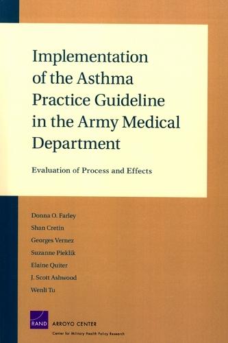 Implementation of the Asthma Practice Guideline in the Army Medical Department: Final Evaluation