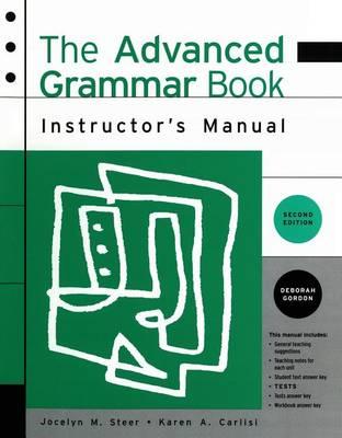 Advanced Grammar Book: Instructors Manual