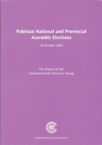 Pakistan National and Provincial Assembly Elections: 10 October 2002
