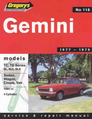 Holden Gemini Tc-Td 4cyl (1977-79)