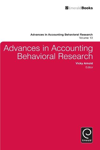 Advances in Accounting Behavioral Research