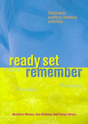 Ready Set Remember: Short-term auditory memory activities