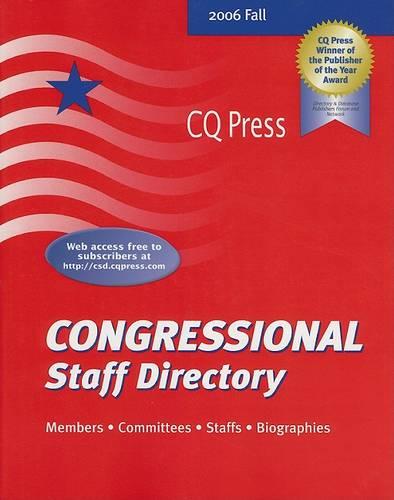 Congressional Staff Directory: Fall