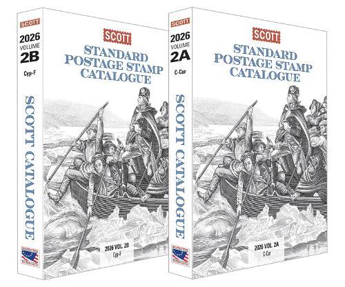 2026 Scott Stamp Postage Catalogue Volume 2: Cover Countries C-F (2 Copy Set): Scott Stamp Postage Catalogue Volume 2: Countries C-F
