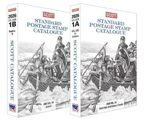 2026 Scott Stamp Postage Catalogue Volume 1: Cover Us, Un, Countries A-B (2 Copy Set): Scott Stamp Postage Catalogue Volume 1: Us, Un and Countries A-B