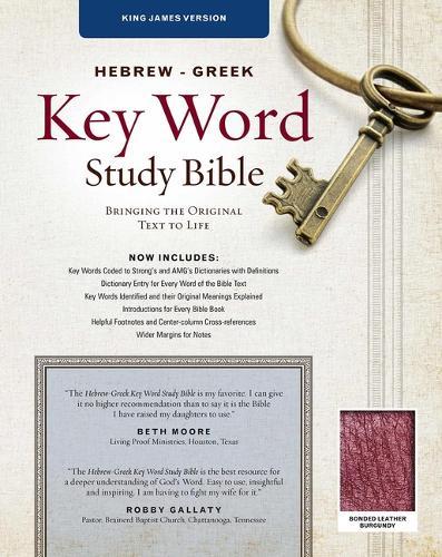 KJV Hebrew-Greek Key Word Study Bible Burgundy, The