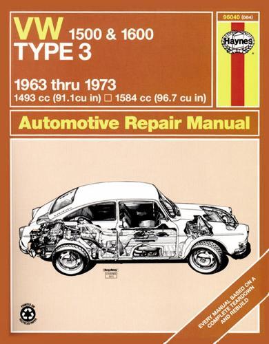 VW Type 3 (63 - 73) Up To M *