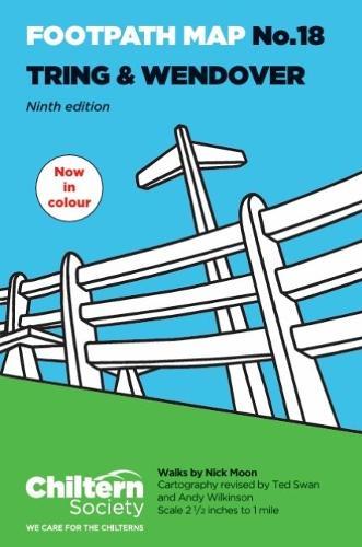 Chiltern Society Footpath Map No. 18 Tring and Wendover: Ninth Edition - In Colour
