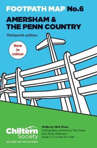 Chiltern Society Footpath Map No. 6 - Amersham and the Penn Country: Thirteenth Edition - In Colour