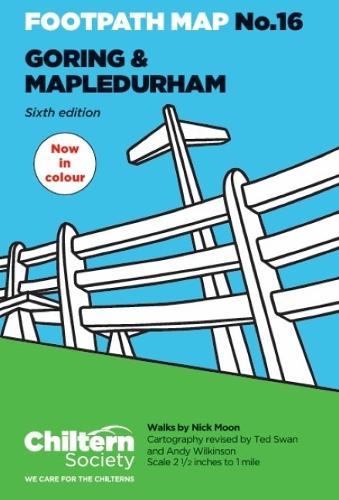 Chiltern Society Footpath Map No.16 - Goring & Mapledurham: Sixth Edition - In Colour