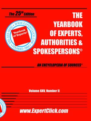 Yearbook of Experts, Authorities & Spokespersons, Vol XXV, No II