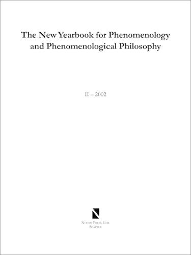 The New Yearbook for Phenomenology and Phenomenological Philosophy V. 3