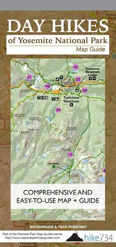 Day Hikes of Yosemite National Park: Map Guide