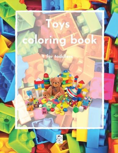 Toys coloring book for toddlers-children ages 3-8