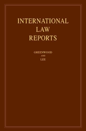 International Law Reports: Volume 207