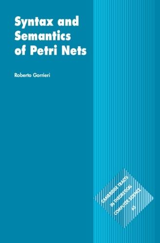 Syntax and Semantics of Petri Nets