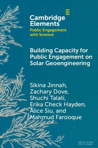 Building Capacity for Public Engagement on Solar Geoengineering