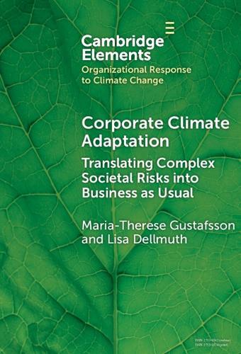 Corporate Climate Adaptation: Translating Complex Societal Risks into Business as Usual