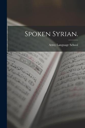 Spoken Syrian.