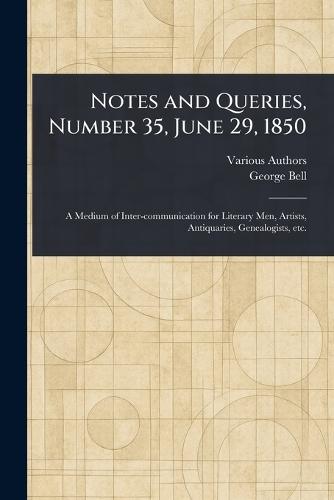 Notes and Queries, Number 35, June 29, 1850