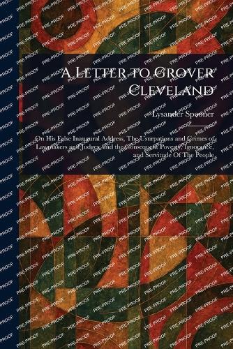 A Letter to Grover Cleveland