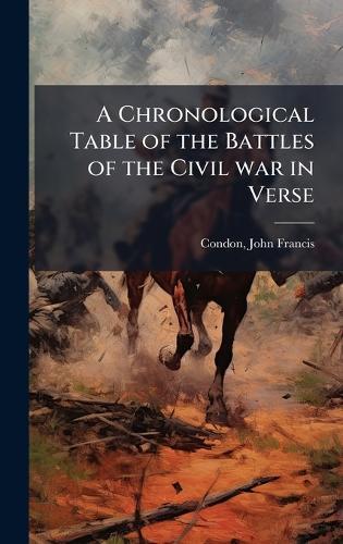 A Chronological Table of the Battles of the Civil war in Verse