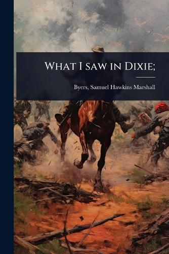 What I saw in Dixie;